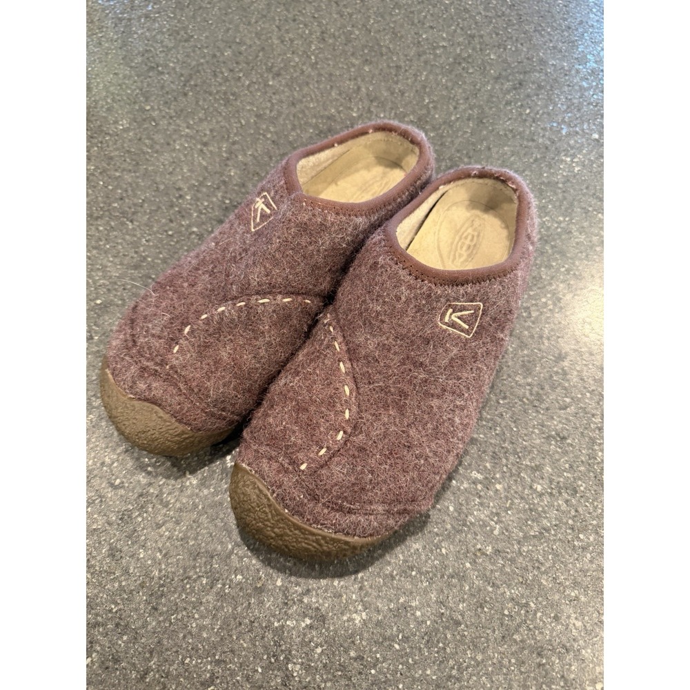 KEEN Women's Timberline Clogs Purple Wool Slip On Shoes - Size US 7.5